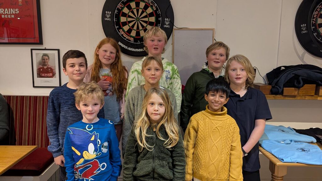 Some of our fantastic juniors having just played the clubs first ever junior match against another club!